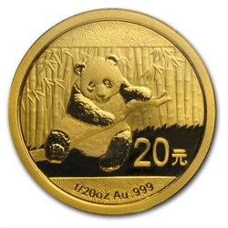2014 1/20 oz Gold Chinese Panda (Sealed)