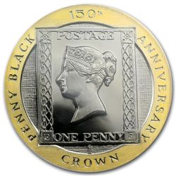 Isle of Man 1990 1 Oz Gold - Penny Black Gem Proof PCGS