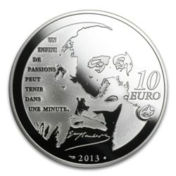 2013 10 Euro Silver Heroes of French Literature - Madam
