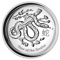 2013 1 oz Silver Snake High Relief Proof PCGS PR-70 DCA