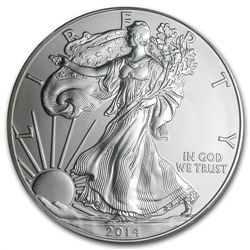 2014 (W) Silver American Eagle MS-70 NGC Early Release