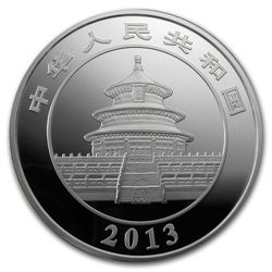 2013 1 Kilo Proof Silver Chinese Panda (w/box &amp; CoA
