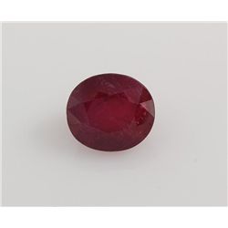 Loose Gemstone Faceted Ruby Corrundum