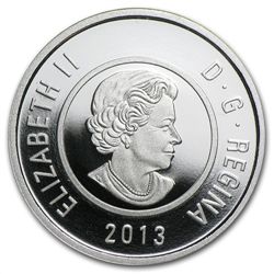 2013 Silver &amp; Niobium Canadian $5 Mother and Baby I