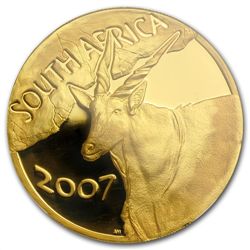 South Africa 2007 1 oz Gold Natura Eland NGC PF-69 UCAM