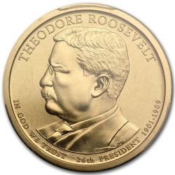 2013P Theodore Roosevelt Position B Presidential Dollar