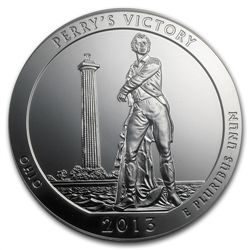 2013 5oz Silver ATB -Perry's Victory MS-69 DMPL(FS) PCG