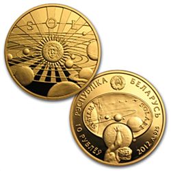 Belarus 2012 The Kid's Version Solar System - 9-coin Bo