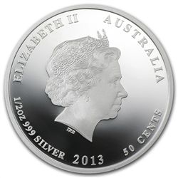 2013 1/2 oz Silver Splendid Fairy-Wren - Birds of Austr