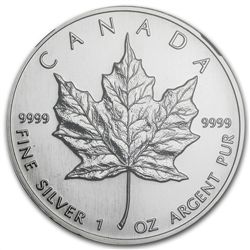 1994 1 oz Silver Canadian Maple Leaf MS-69 NGC