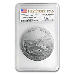 2012-P 5 oz Chaco Culture SP-69 First Strike PCGS John