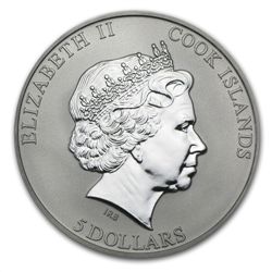 Cook Islands 2013 Silver Proof Black Beauties - Black S