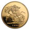 Image 1 : Great Britain 1991 5 Pounds Gold PF-69 UCAM NGC