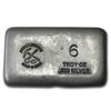 Image 1 : 6 oz Prospector's Gold &amp; Gems Silver Bar .999 Fine