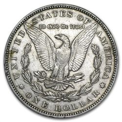 1887 Morgan Dollar Extra Fine VAM-1A Donkey Tail Top-10