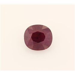 Loose Gemstone Faceted Ruby Corrundum