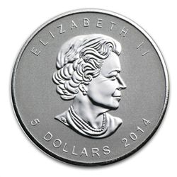 2014 1 oz Silver Canadian Maple Leaf - Horse Privy