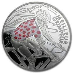 2013 Silver 100th Tour de France - Red Spotted Jersey -