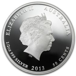 2013 1/2 oz Silver Rainbow Lorikeet - Birds of Australi