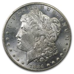 1882-1884-CC Morgan Dollars - MS-62 PCGS - Carson City