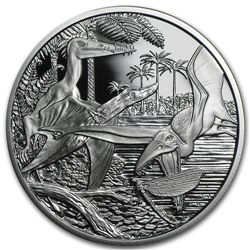2013 Jurassic"Life In The Air" 20 Euro Silver Coin ASW