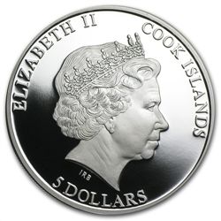 Cook Islands 2013 1 oz Silver Proof Young Wildlife - Ti