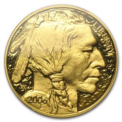 2006-W 1 oz Proof Gold Buffalo PR-69 PCGS (Black Diamon