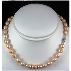 155.52ctw Freshwater Pearl Necklace w/ 14KWG Clasp