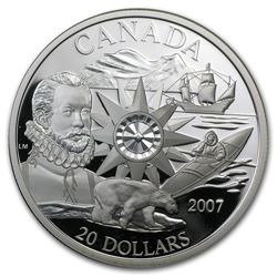 2007 Silver Canadian $20 International Polar Year