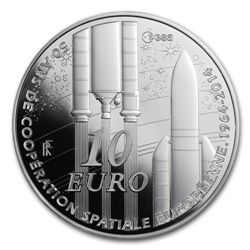 2014 10 Euro Silver Europa Series - 50th Anniv. of Euro