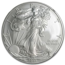 2013 (S) Silver American Eagle - MS-70 NGC - First Rele