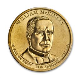 2013-P William McKinley Position A Presidential Dollar