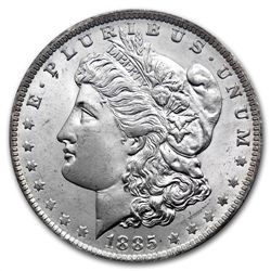 1885-O Morgan Dollar - MS-66 PCGS Beautiful Toned Rever