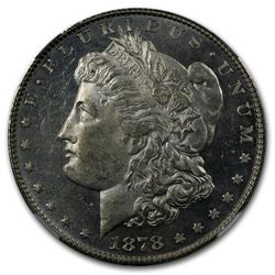 1878 Morgan Dollar - 8 TF MS-63 PL NGC VAM-23 DDO Lips