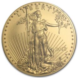 2013-W 1 oz Burnished Gold Eagle MS-70 NGC