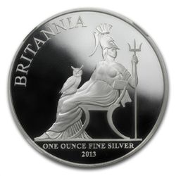 2013 1 oz Silver Britannia PF-69 UCAM NGC