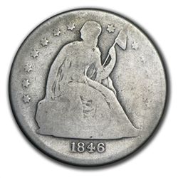 1840-1873 Liberty Seated Dollar - Almost Good