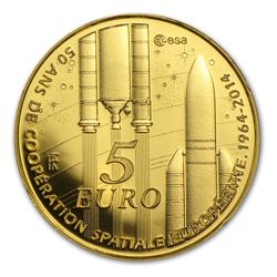 2014 1/2 gram Gold Europa Series - 50th Anniv. of Europ