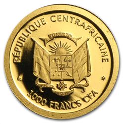 Central African Rep. 2013 Gold Piliocolobus Foai - Red