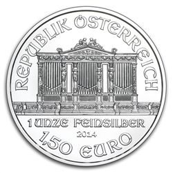 2014 1 oz Silver Austrian Philharmonic