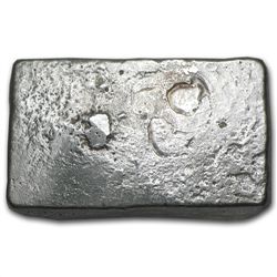 5 oz Skull &amp; Bones Silver Bar .999 Fine