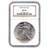 Image 1 : Certified Uncirculated Silver Eagle 1990 MS69