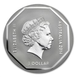 2014 1 oz Australian Silver Koala Road Sign