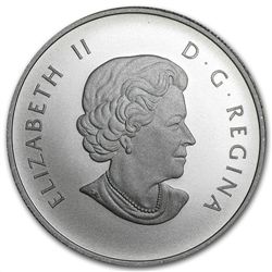 2013 1/2 oz Silver Canadian $10 The Caribou (W/Box &amp