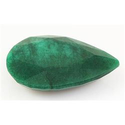 Emerald 145.32ctw Loose Gemstone 50x36x12mm Pear Cut