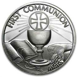 2014 1 oz Communion Silver Round (w/Gift Box &amp; Caps