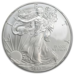 2013 (S) Silver American Eagle - MS-70 NGC - ER - San F