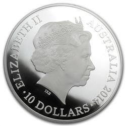 Royal Australian 2014 Year of the Horse - 5 oz Proof-Li