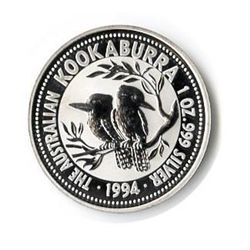 Australian Kookaburra 1 oz Silver 1994