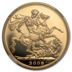Great Britain 2009 Gold Sovereign PF-70 UCAM NGC